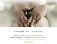 Tablet Screenshot of brooksfamilycare.com